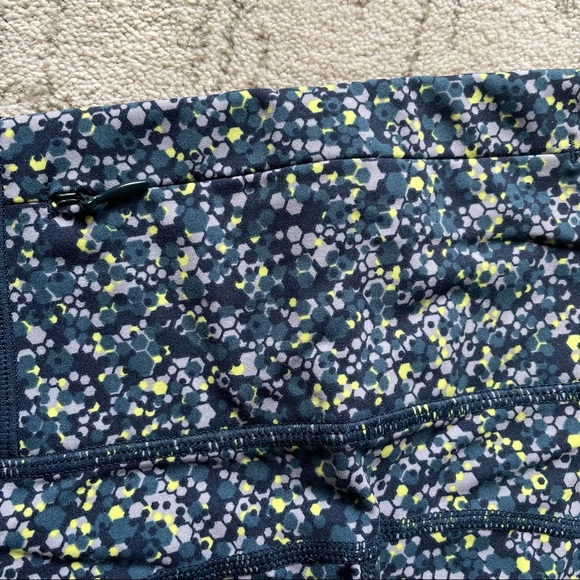 Sweaty Betty Power Workout Leggings, Beetle Blue Hexagon Print, XXS - Picture 6 of 11